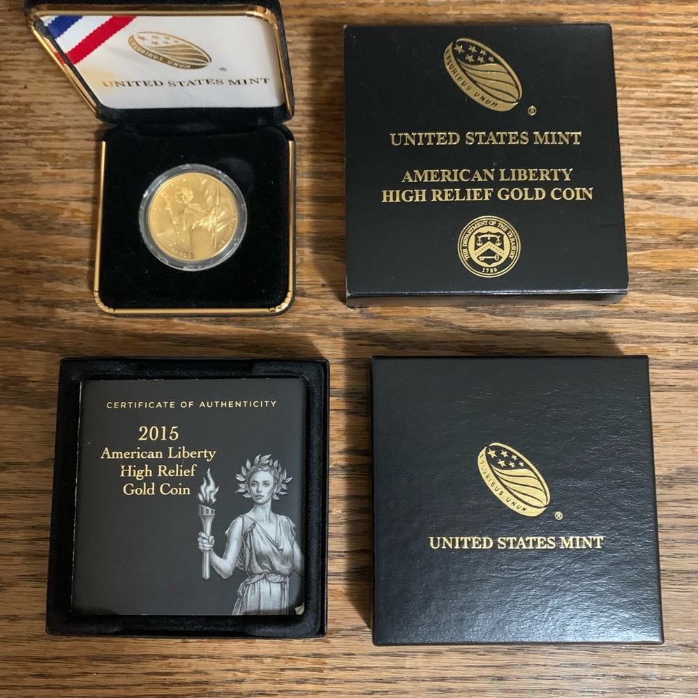 United States Mint American Liberty High Relief Gold Coin